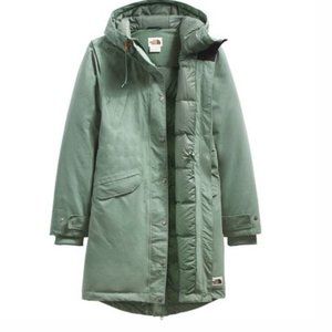 The North Face Laurel Wreath Green Women's Snow Down Parka- LIKE NEW